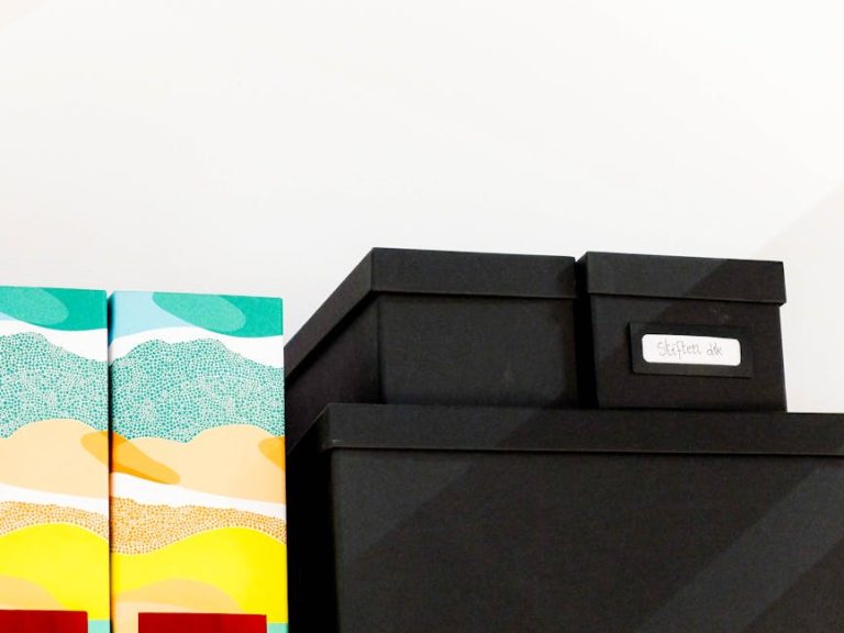 How to label and organise home office storage