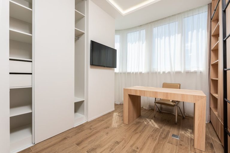 How to set up a home office in a closet