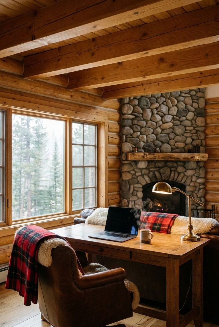 Featured image for Mountain Cabin Decor Ideas: 11 Ways to Build a Cozy, Productive Cabin Workspace - focus on Mountain Cabin Decor Ideas
