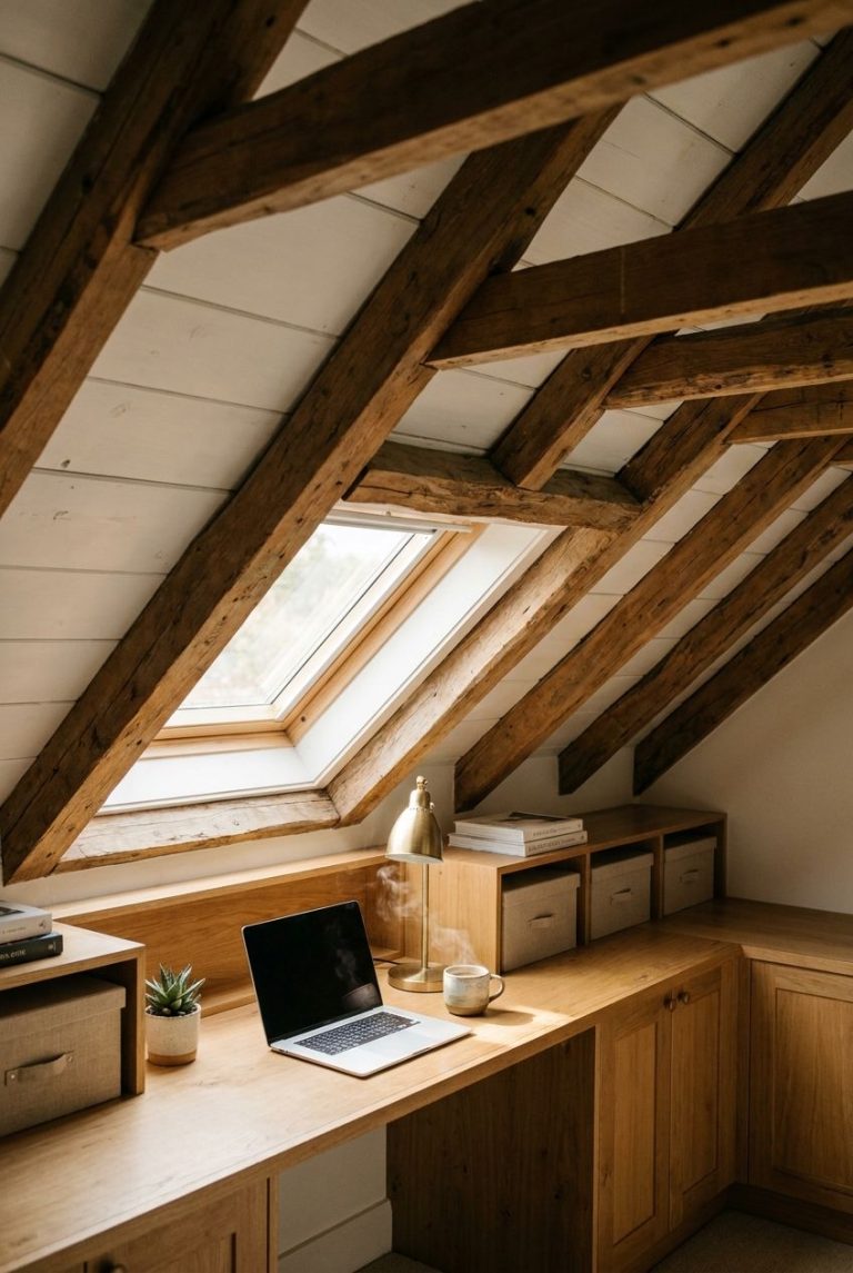 Featured image for Office In Attic: How to Build a Home Workspace for Under $6,000 (Without Wrecking Your Roof) - focus on Office In Attic