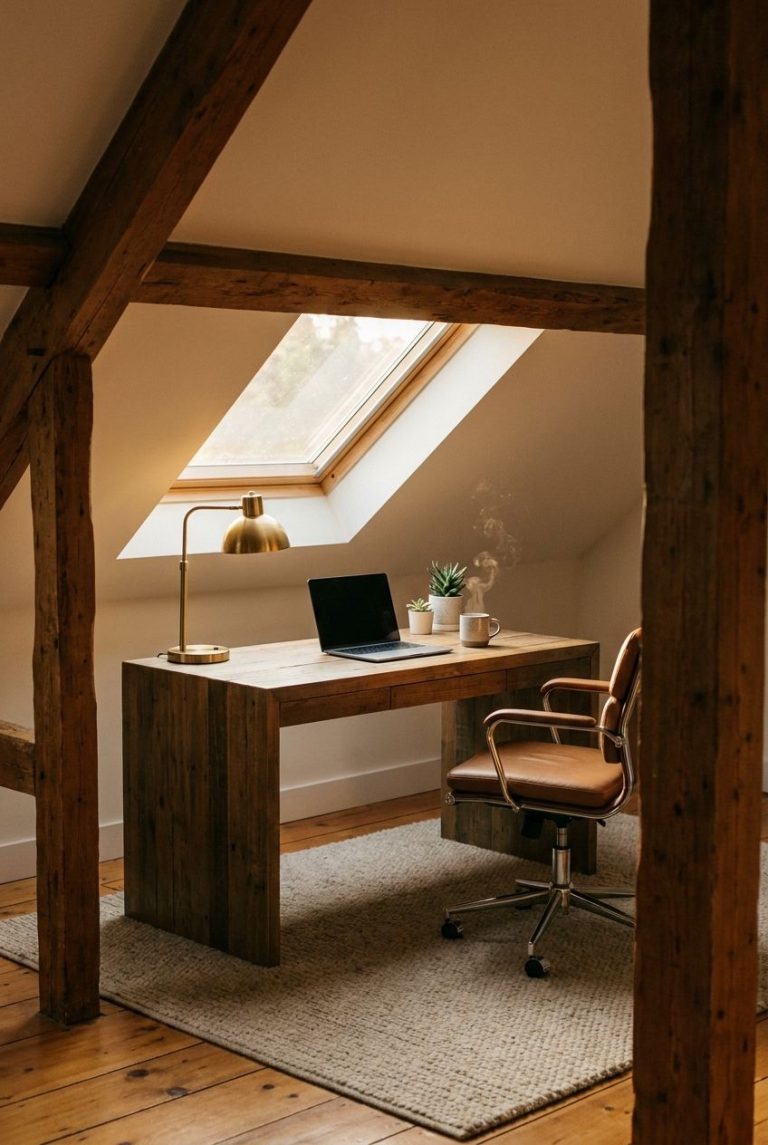 Featured image for Office Attic: How to Turn Dead Roof Space into a Legal, Comfortable Workspace for Under $15,000 - focus on Office Attic
