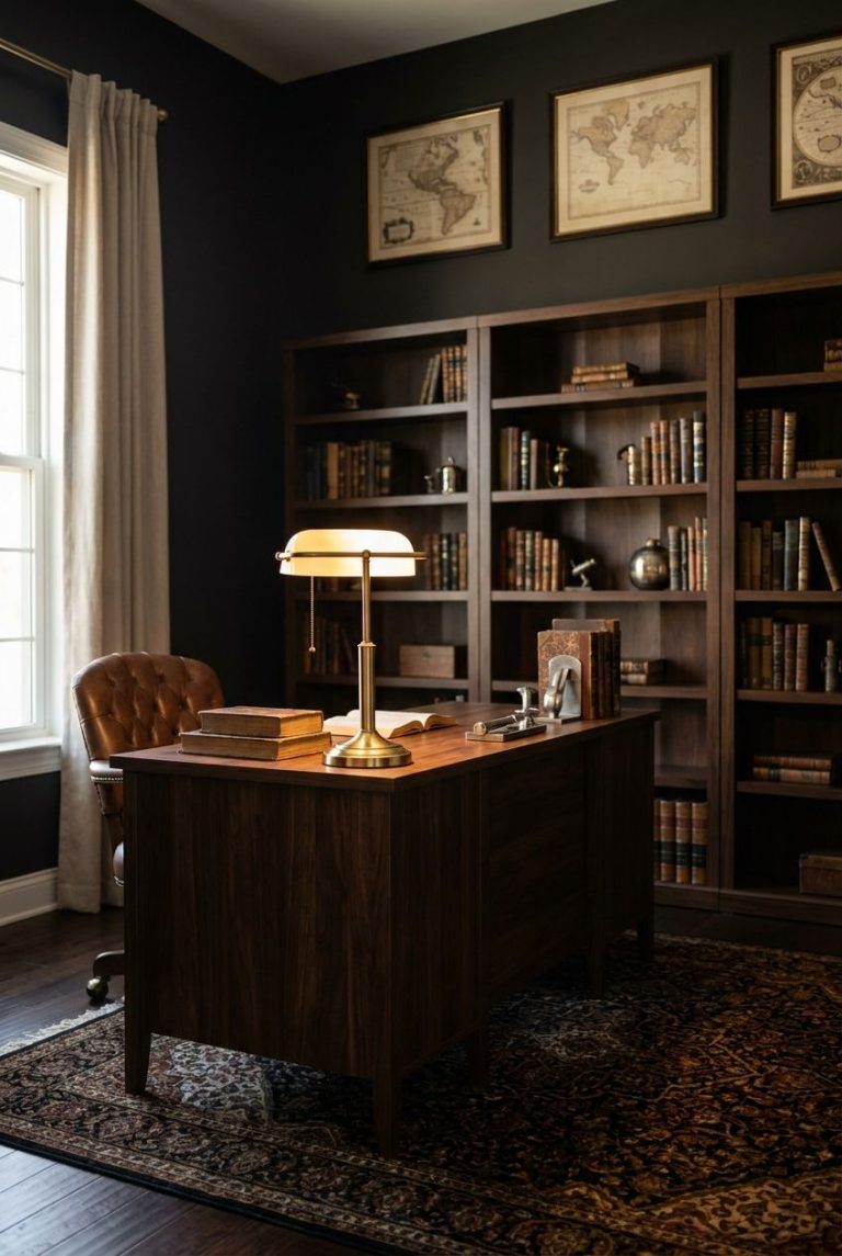 Featured image for Mens Office Decor: How to Build a Sharp, Productive Workspace for Under $1,500 - focus on mens office decor